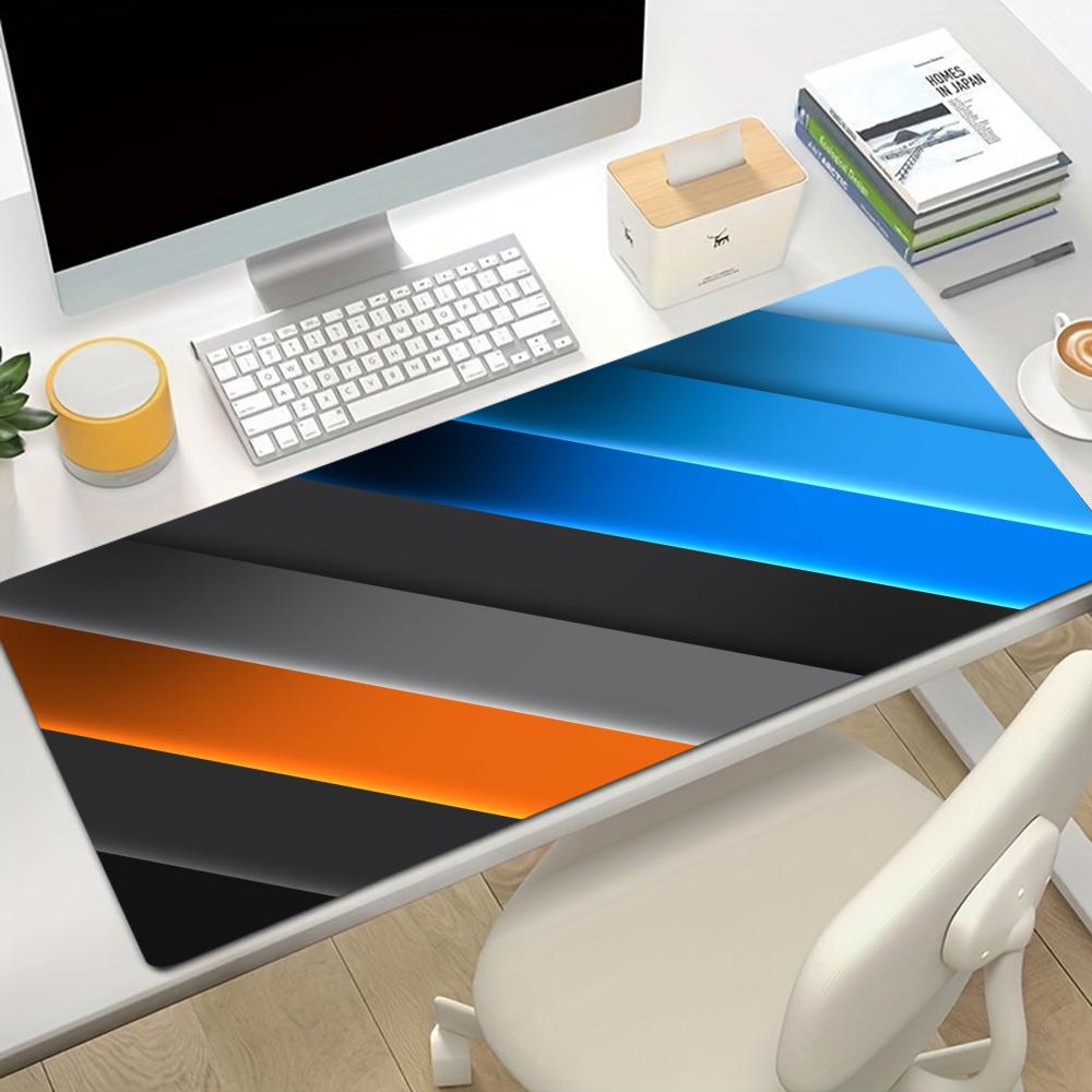 Tech Accessories For Laptop - Bunte Tischmatte im Stereo-Diagonalstreifen-Tech-Stil für Laptop,