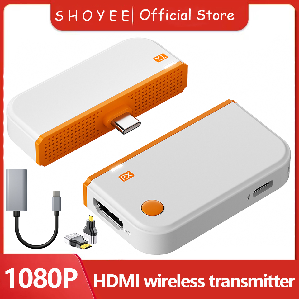 Usb C To Hdmi - 50M Typ-C HDMI-kompatibler kabelloser Video-Sender-Empfänger-Extender-Adapter TV-Stick-Dongle