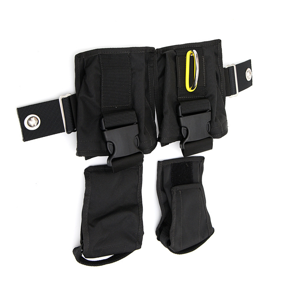 Tech Accessories Shop - Verstellbares professionelles Unterwasserzubehör, 8 Pfund, Tauchgewichtstaschen,