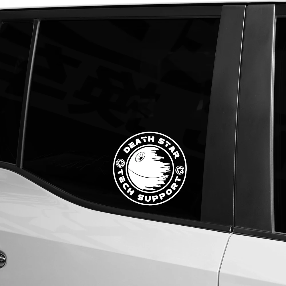 Tech Accessories For Laptop - Autoaufkleber Space Wars Death Star Tech