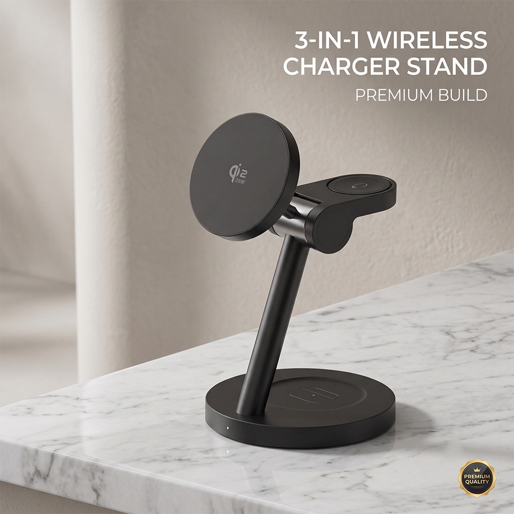 3-in-1 Qi2.2 25W Schnelle Kabe – Wireless Charger 3 In 1 Bewertung und Preis