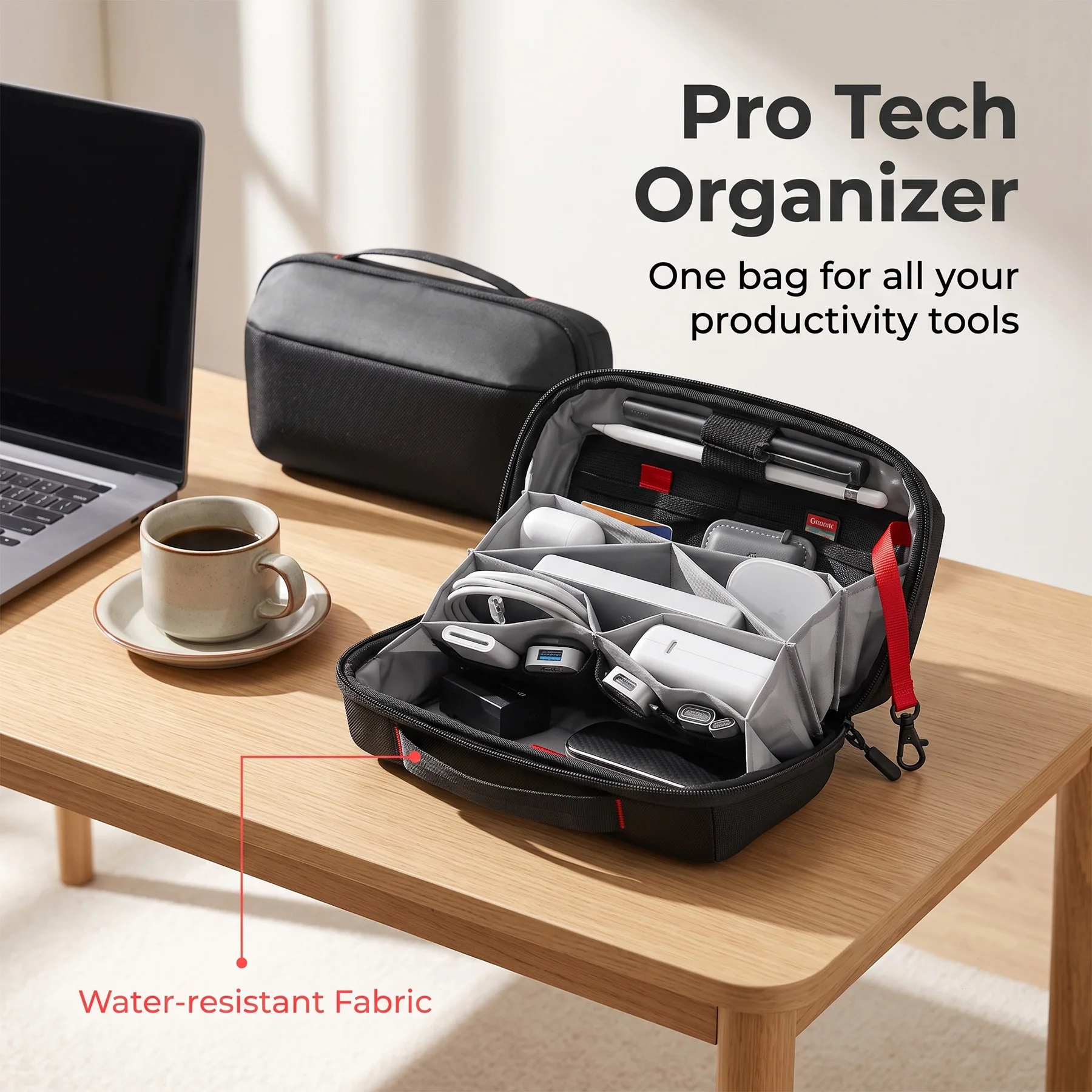Reise-Technik-Organizer-Tasche – Tech Accessories Shop Bewertung und Preis