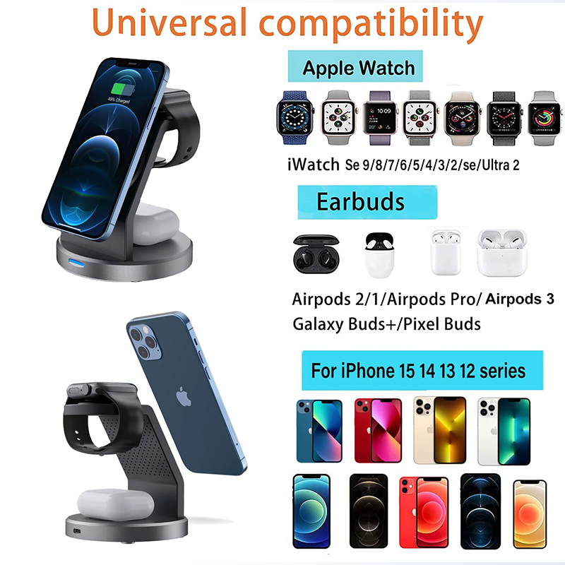 3-in-1 kabelloser Ladeständer, – Wireless Charger 3 In 1 Bewertung und Preis