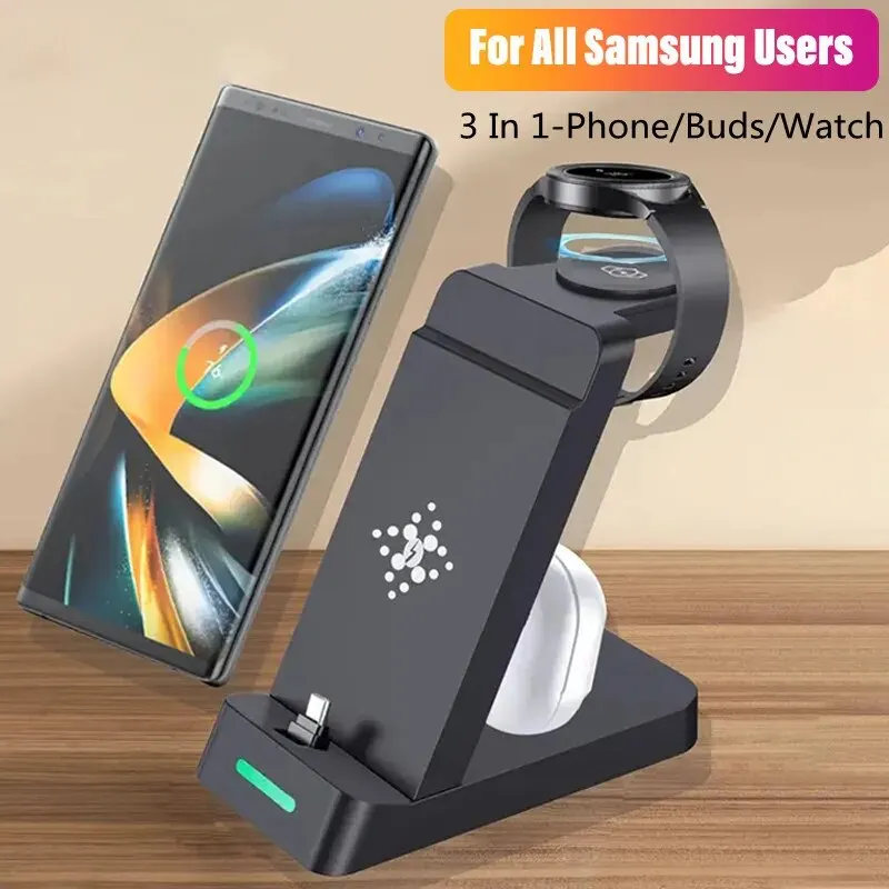 3 in 1 Ladestation für Samsung – Wireless Charger 3 In 1 Bewertung und Preis