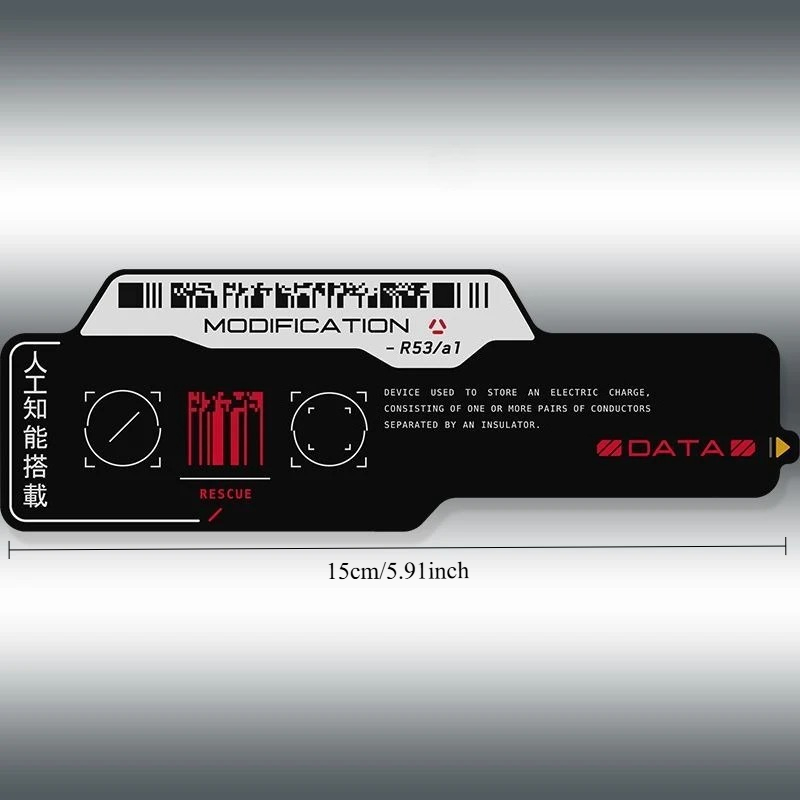 Cyberpunk Tech QR-Code Vinyl-A – Tech Accessories For Laptop Bewertung und Preis