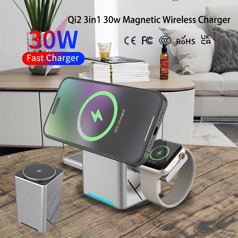 15W Touch-Drehbares Magnetisch – Wireless Charger 3 In 1 Bewertung und Preis